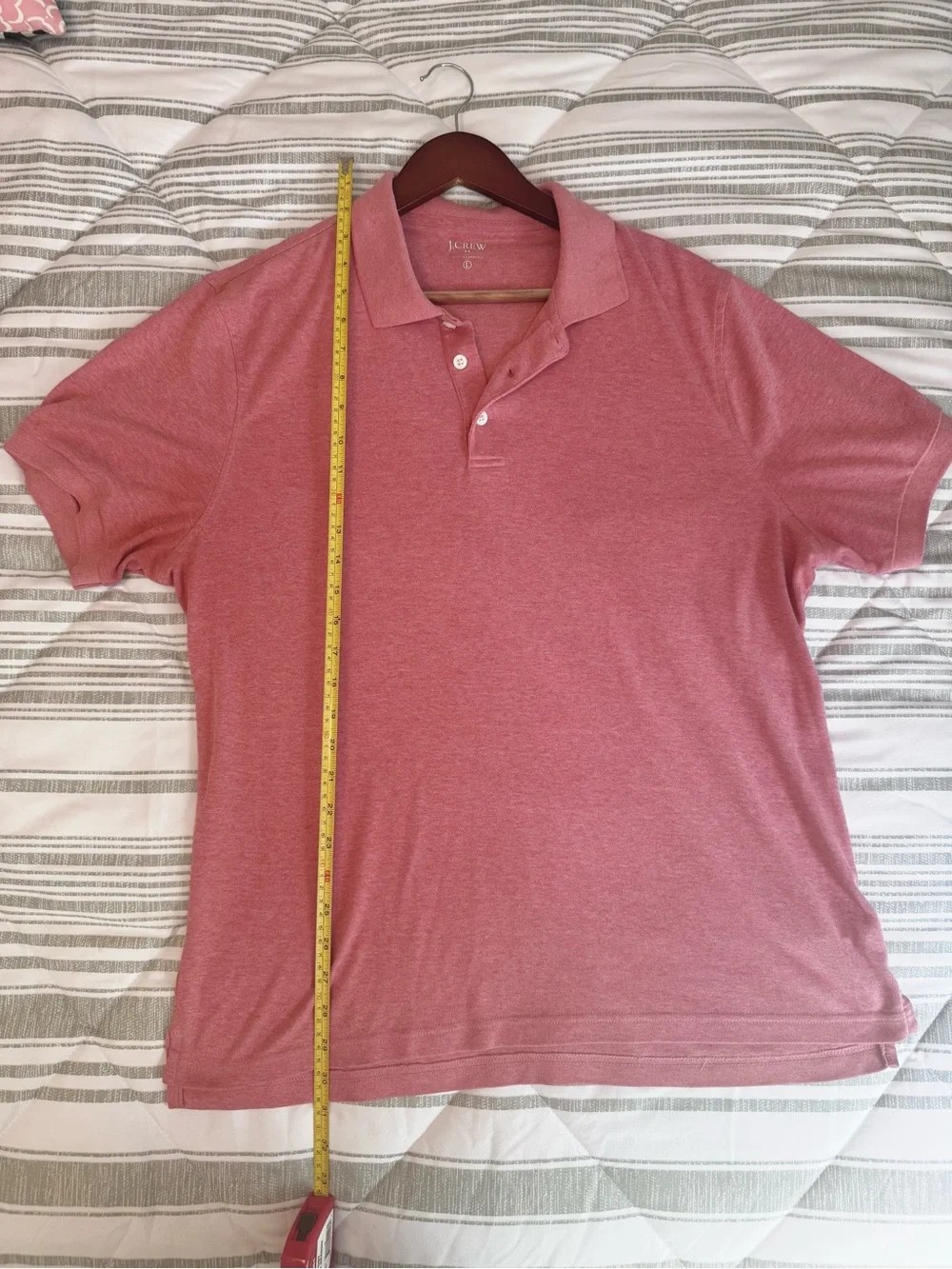 J. Crew Soft-Touch Cotton Polo Shirt size Large